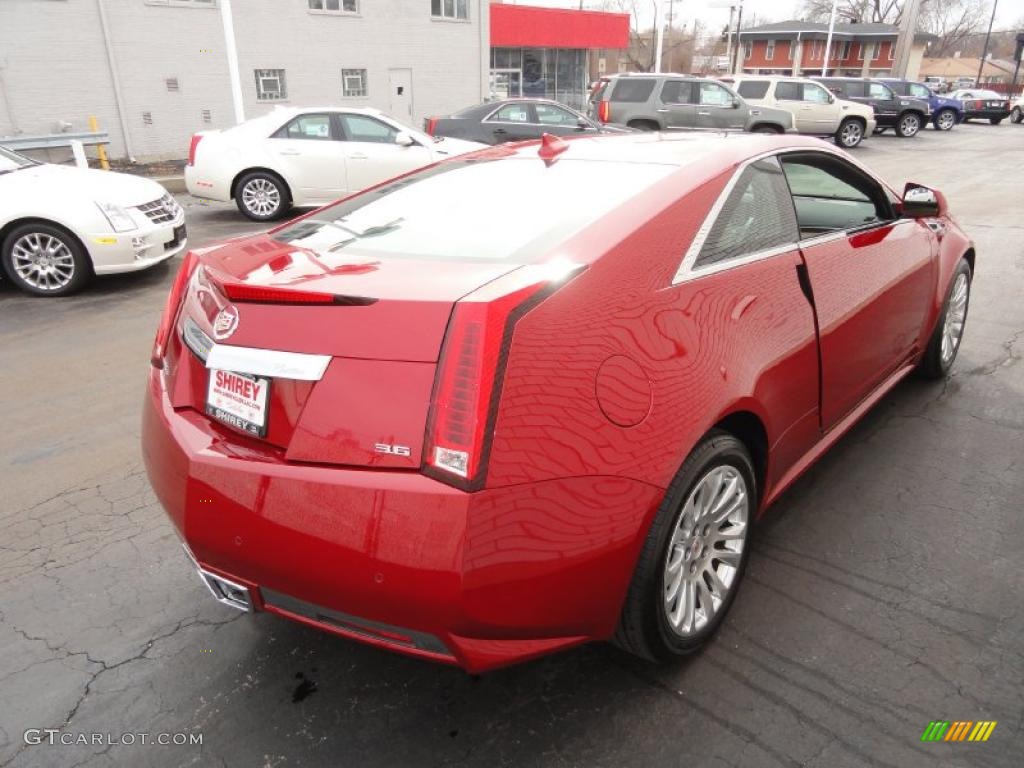 Crystal Red Tintcoat 2011 Cadillac CTS 4 AWD Coupe Exterior Photo #46346075