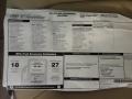 2011 Cadillac CTS 4 AWD Coupe Window Sticker