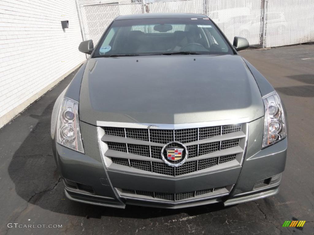 2011 CTS 3.0 Sedan - Evolution Green Metallic / Ebony photo #2