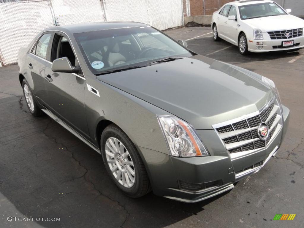 Evolution Green Metallic 2011 Cadillac CTS 3.0 Sedan Exterior Photo #46346699
