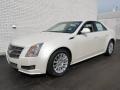 White Diamond Tricoat 2011 Cadillac CTS 3.0 Sedan Exterior