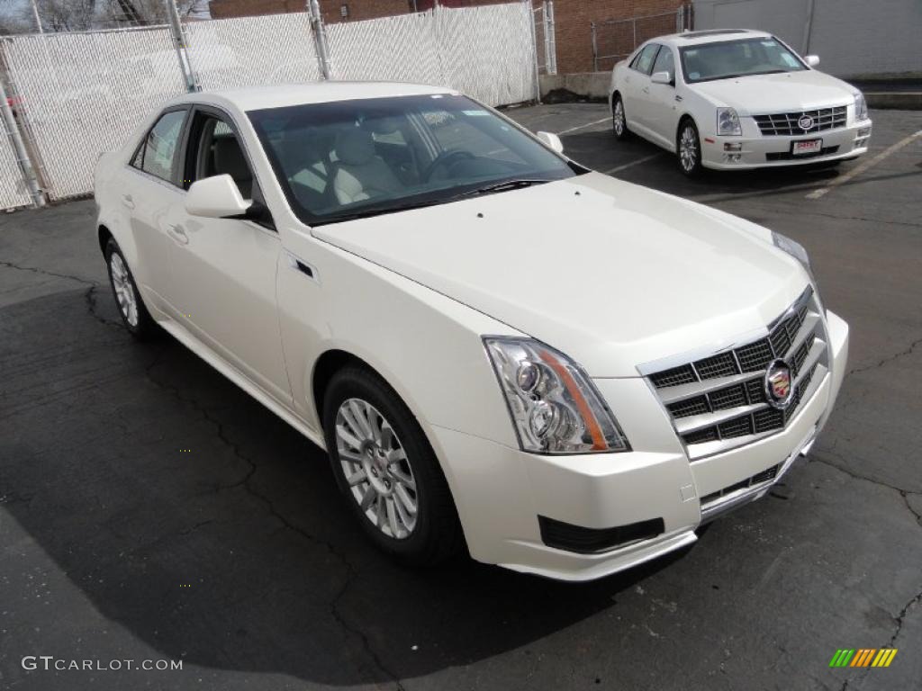 White Diamond Tricoat 2011 Cadillac CTS 3.0 Sedan Exterior Photo #46346960