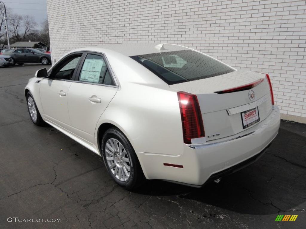 White Diamond Tricoat 2011 Cadillac CTS 3.0 Sedan Exterior Photo #46346981