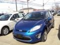 2011 Blue Flame Metallic Ford Fiesta SES Hatchback  photo #1