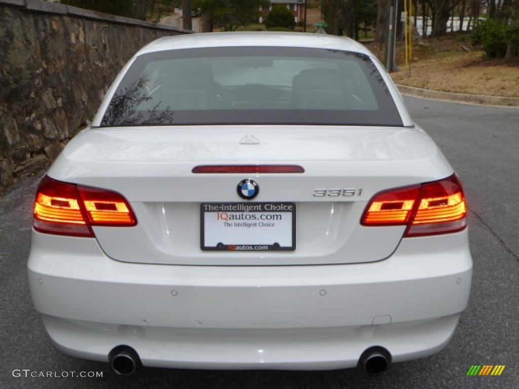2008 3 Series 335i Convertible - Alpine White / Cream Beige photo #12