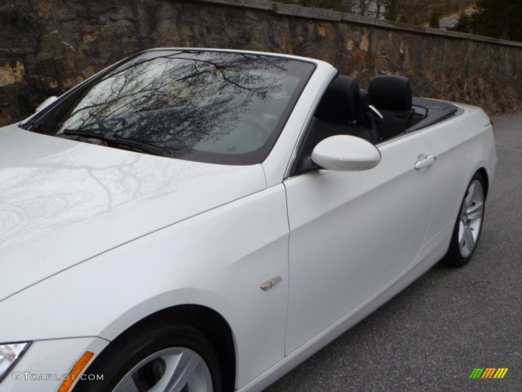 2008 3 Series 335i Convertible - Alpine White / Cream Beige photo #28