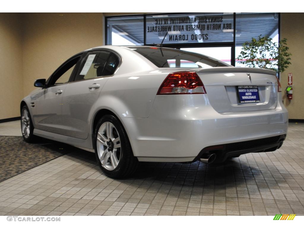 2009 G8 Sedan - Maverick Silver Metallic / Onyx photo #6