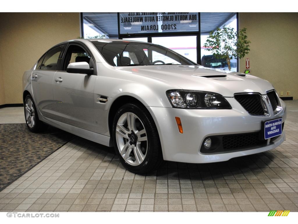 Maverick Silver Metallic 2009 Pontiac G8 Sedan Exterior Photo #46348289