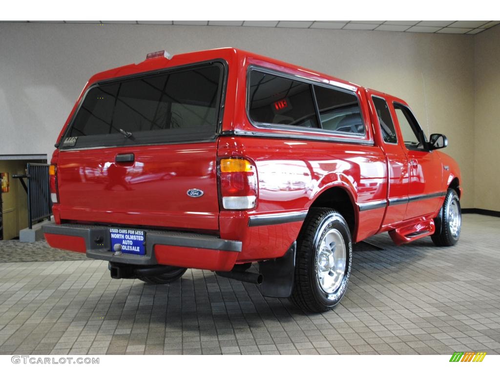 1999 Ranger XLT Extended Cab - Bright Red / Medium Graphite photo #10