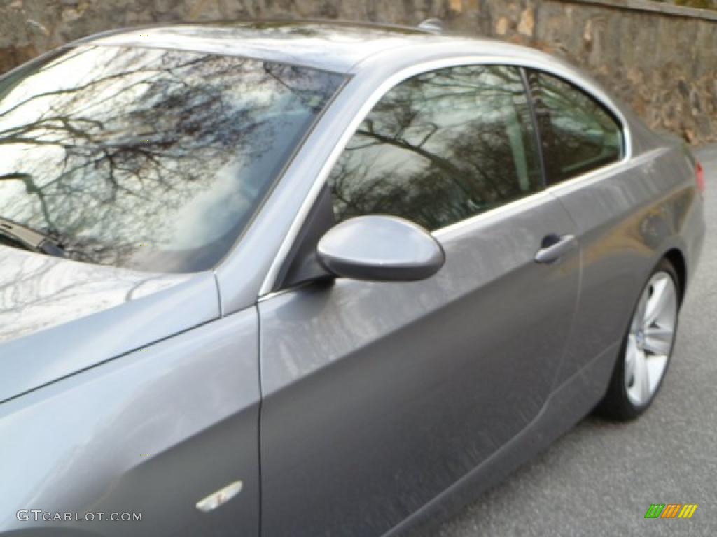 2008 3 Series 335i Coupe - Space Grey Metallic / Black photo #18