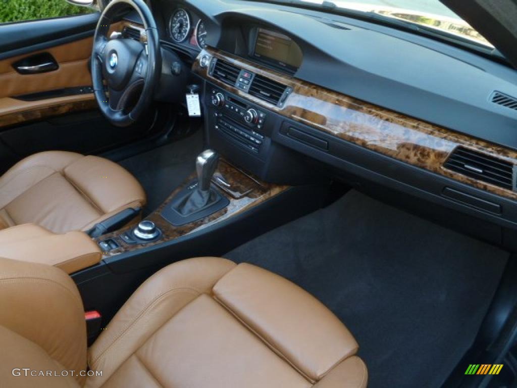 2008 3 Series 335i Convertible - Black Sapphire Metallic / Saddle Brown/Black photo #27