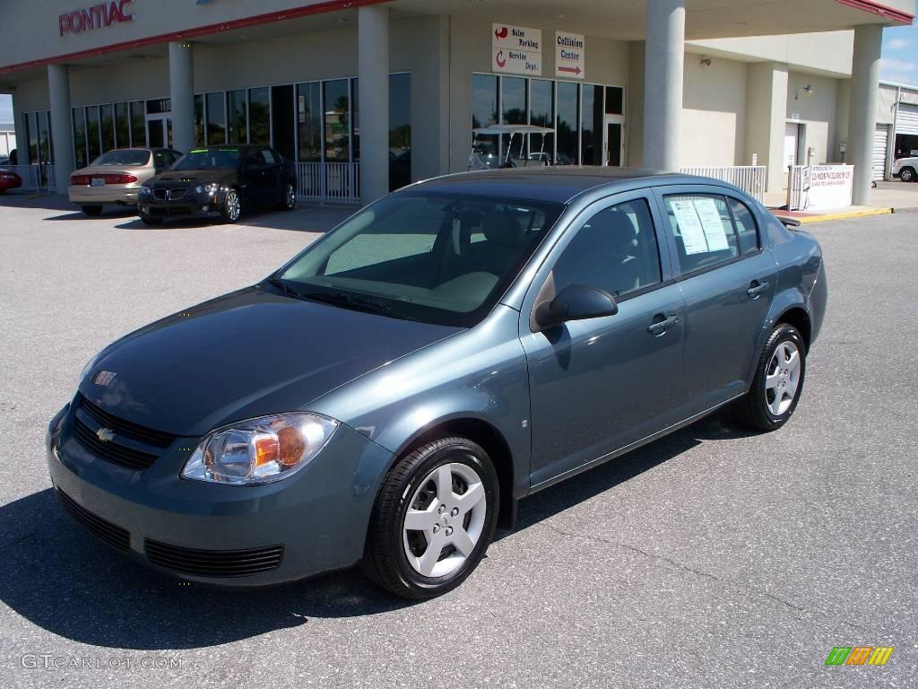 2007 Cobalt LT Sedan - Blue Granite Metallic / Gray photo #1