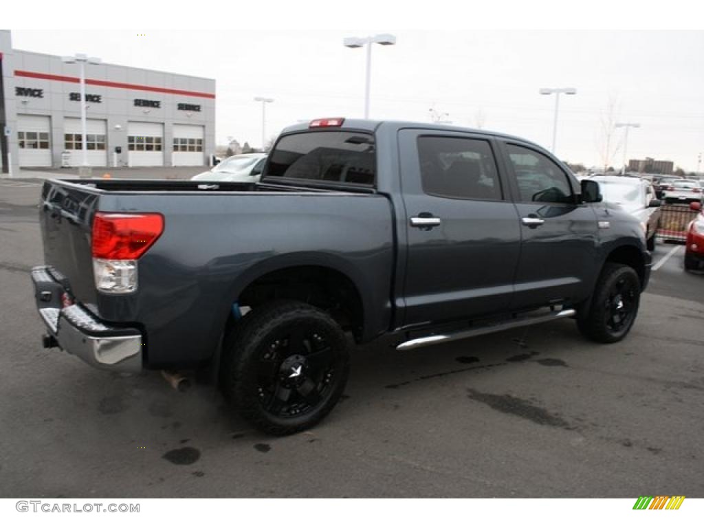 2010 Tundra Limited CrewMax 4x4 - Slate Gray Metallic / Graphite Gray photo #2