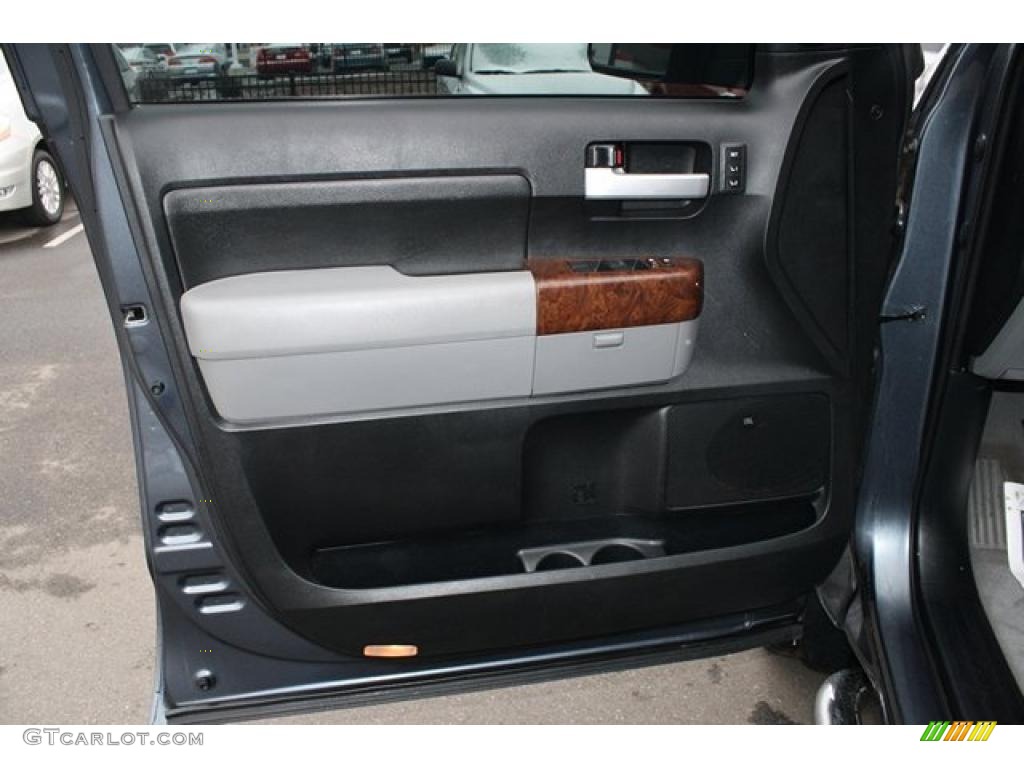 2010 Tundra Limited CrewMax 4x4 - Slate Gray Metallic / Graphite Gray photo #14