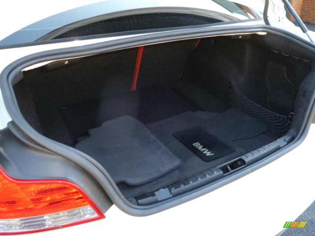 2008 1 Series 135i Coupe - Alpine White / Coral Red photo #22