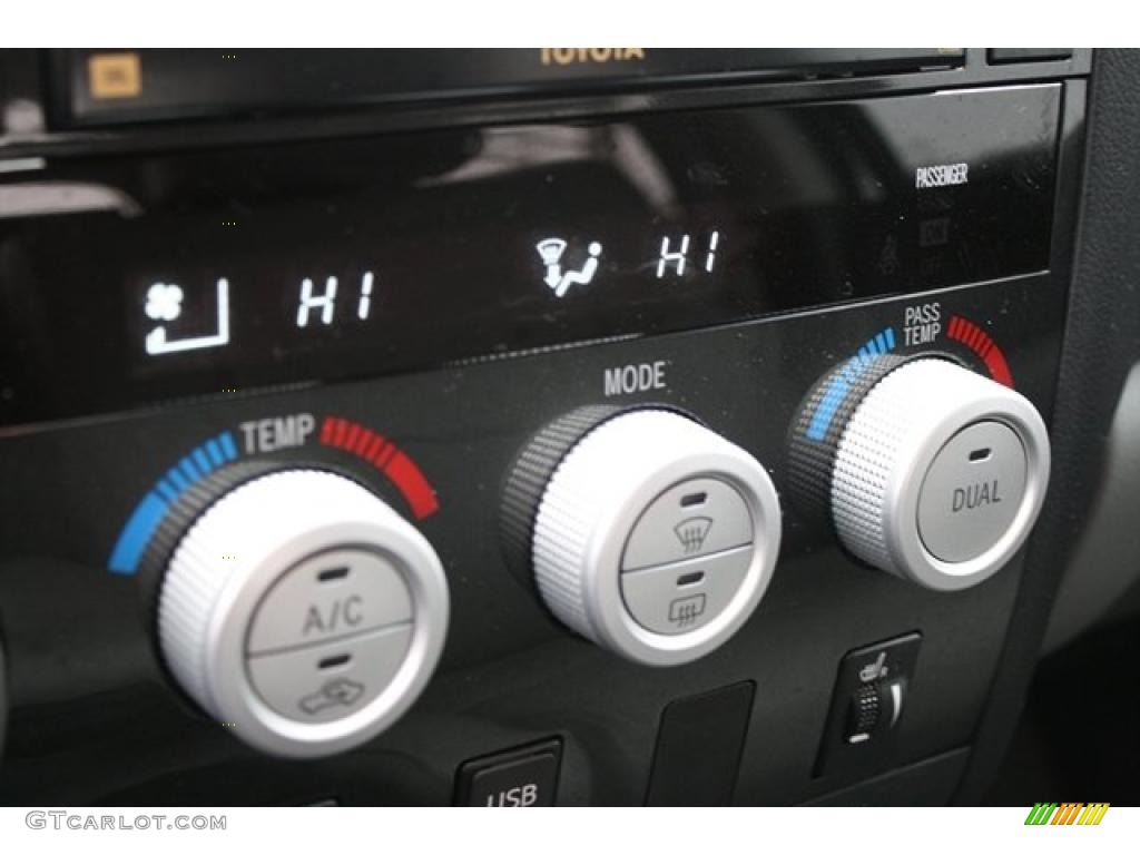 2010 Tundra Limited CrewMax 4x4 - Slate Gray Metallic / Graphite Gray photo #20