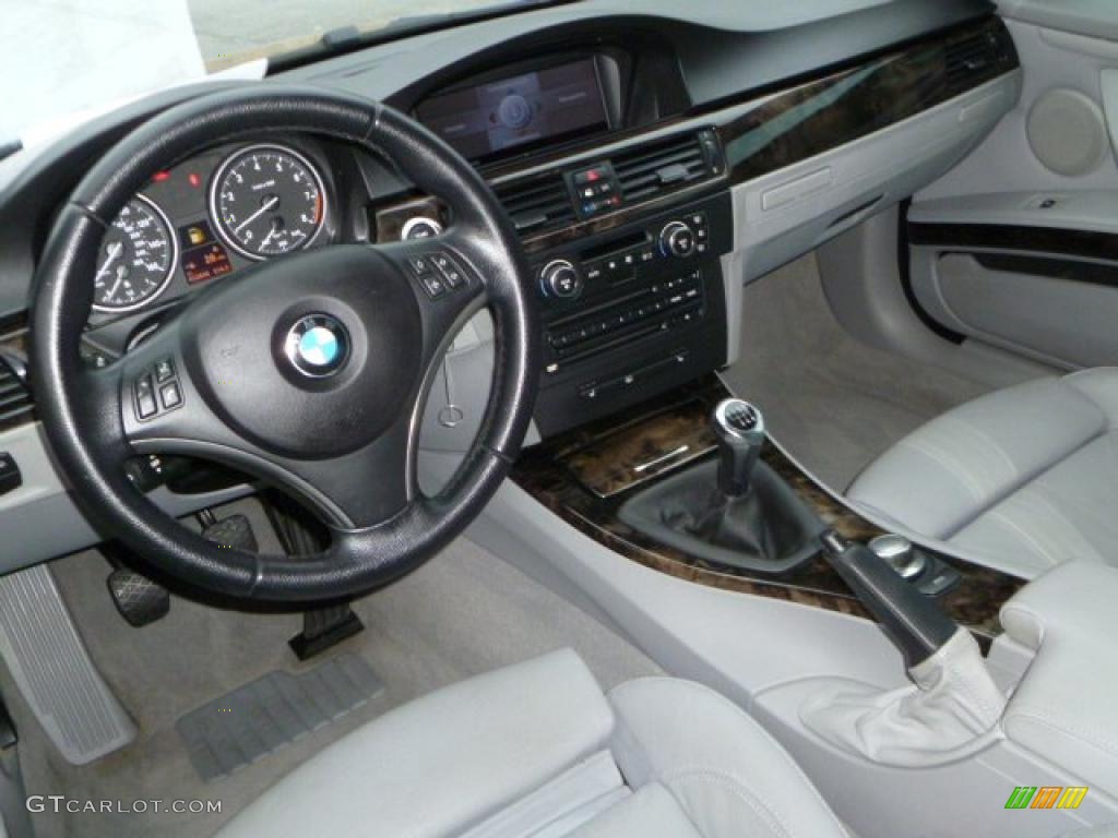 2007 3 Series 335i Coupe - Montego Blue Metallic / Grey photo #8