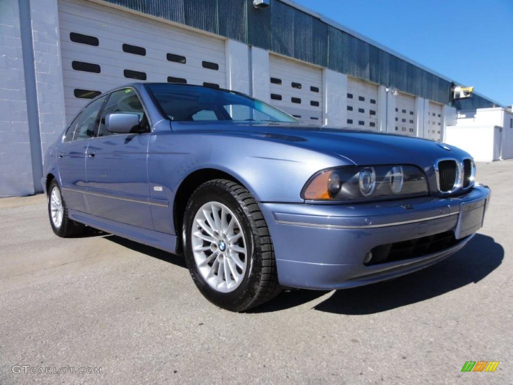 Blue Water Metallic 2003 BMW 5 Series 540i Sedan Exterior Photo #46350887