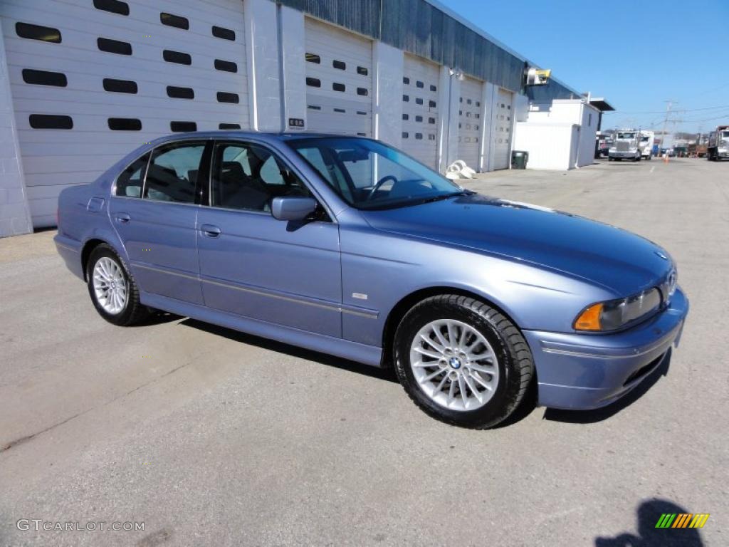 Blue Water Metallic 2003 BMW 5 Series 540i Sedan Exterior Photo #46350893