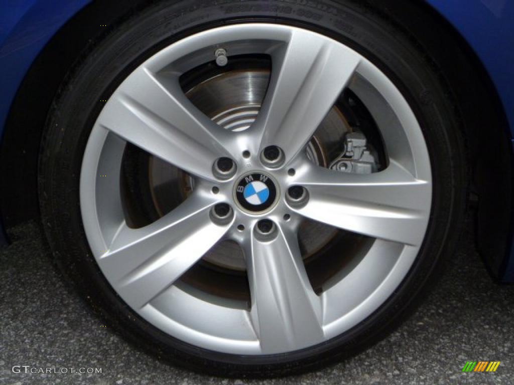 2007 3 Series 335i Coupe - Montego Blue Metallic / Grey photo #13