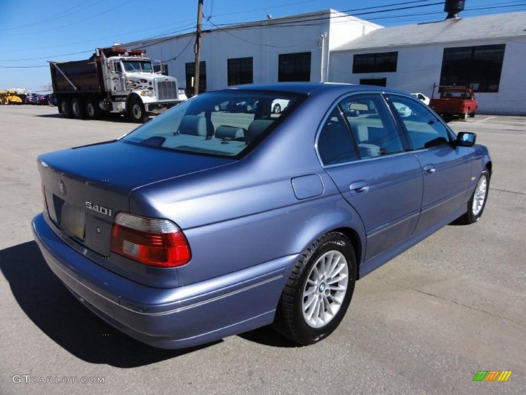 Blue Water Metallic 2003 BMW 5 Series 540i Sedan Exterior Photo #46350905