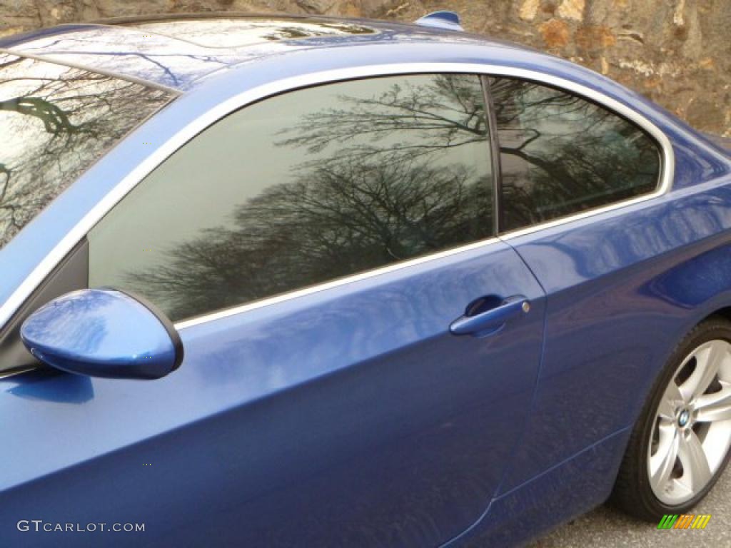 2007 3 Series 335i Coupe - Montego Blue Metallic / Grey photo #22