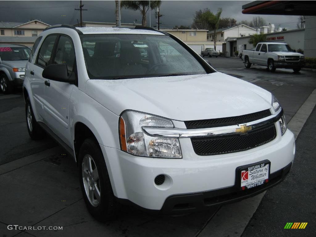 2007 Equinox LS - Summit White / Light Gray photo #1