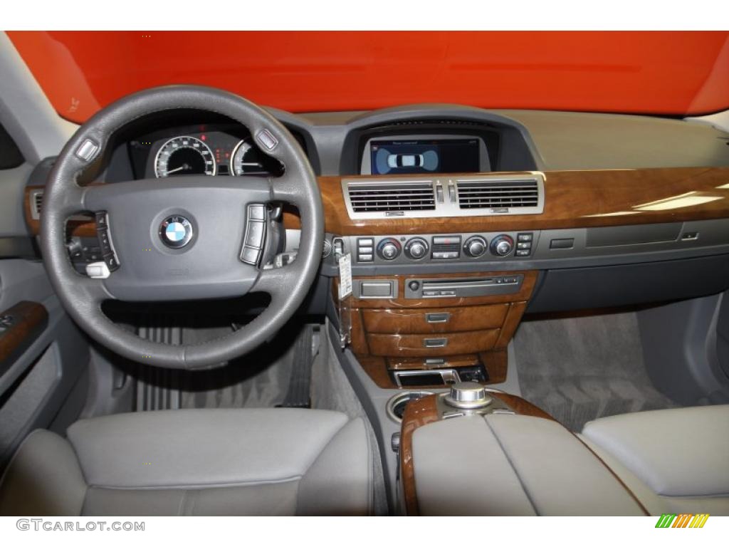 2008 7 Series 750Li Sedan - Michigan Blue Metallic / Flannel Grey photo #5