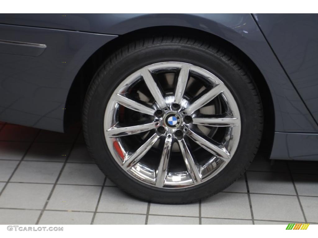 2008 7 Series 750Li Sedan - Michigan Blue Metallic / Flannel Grey photo #13