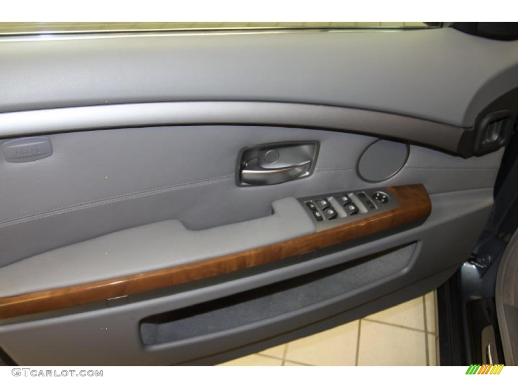 2008 7 Series 750Li Sedan - Michigan Blue Metallic / Flannel Grey photo #23