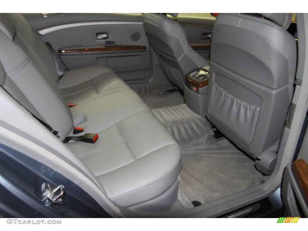 2008 7 Series 750Li Sedan - Michigan Blue Metallic / Flannel Grey photo #32