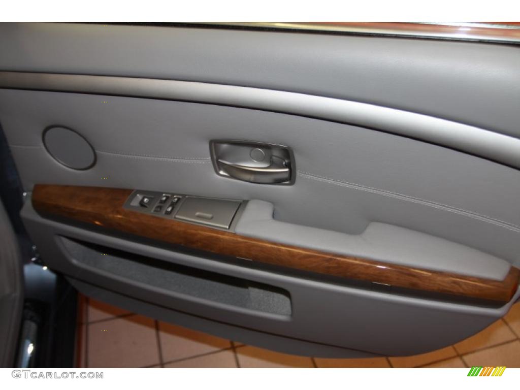 2008 7 Series 750Li Sedan - Michigan Blue Metallic / Flannel Grey photo #33