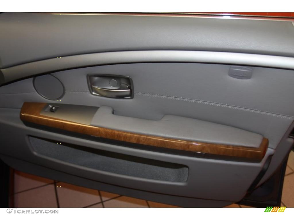 2008 7 Series 750Li Sedan - Michigan Blue Metallic / Flannel Grey photo #37