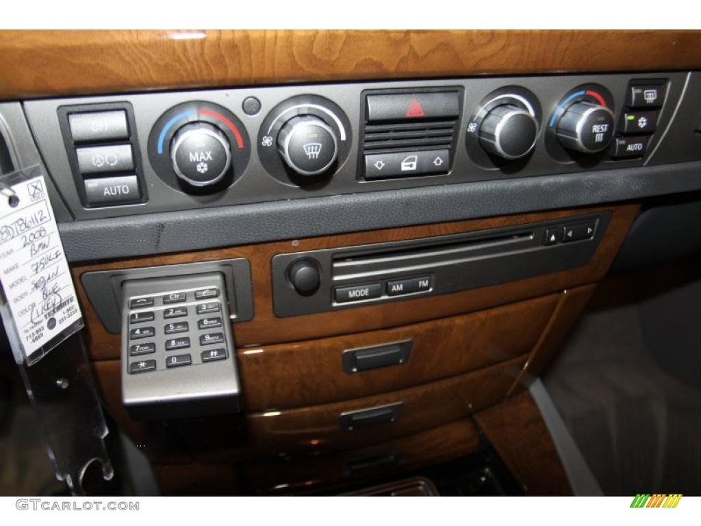 2008 7 Series 750Li Sedan - Michigan Blue Metallic / Flannel Grey photo #40