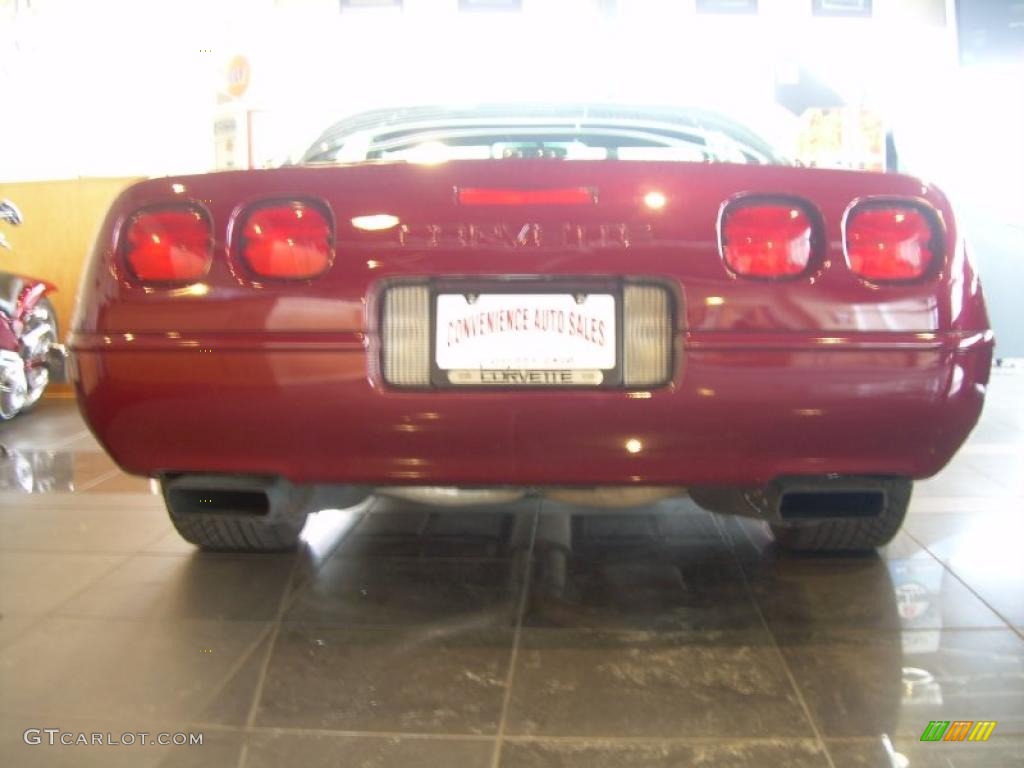 1993 Corvette 40th Anniversary Coupe - Ruby Red Metallic / Ruby Red photo #4