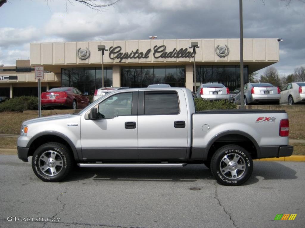 2005 F150 FX4 SuperCrew 4x4 - Silver Metallic / Black photo #1