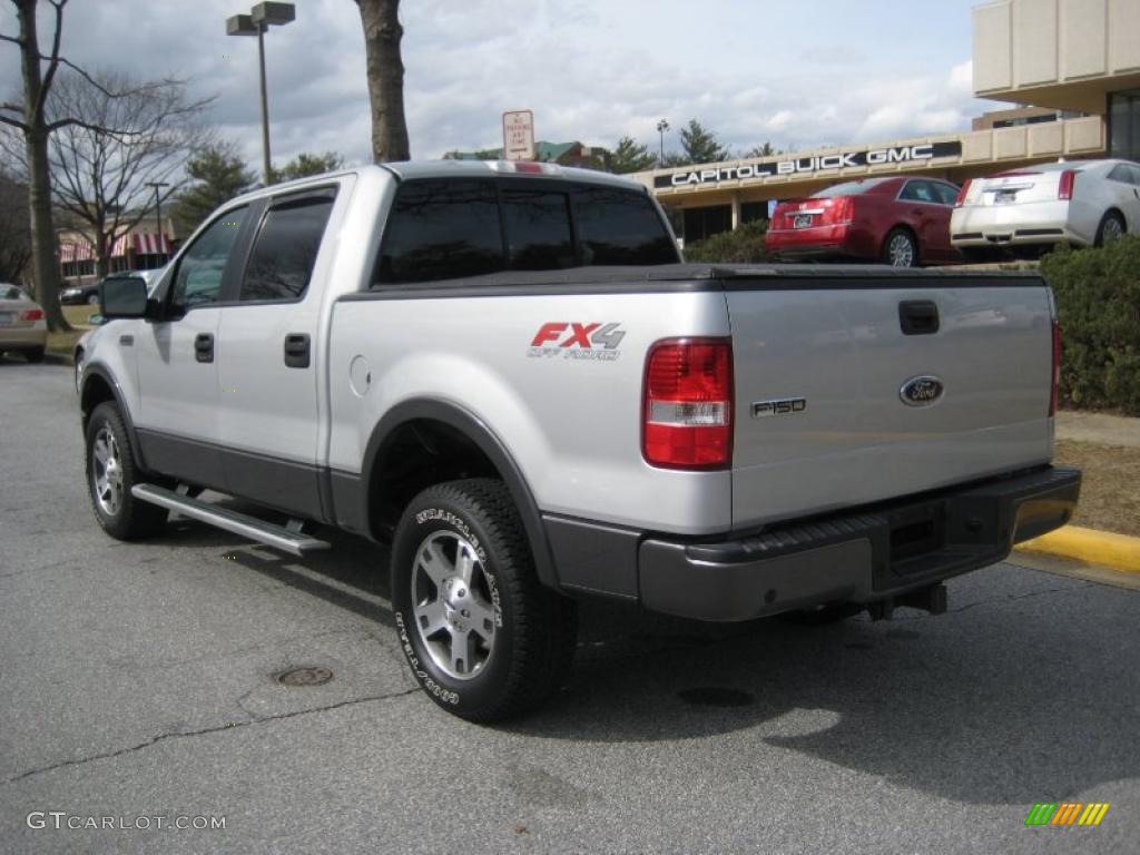 2005 F150 FX4 SuperCrew 4x4 - Silver Metallic / Black photo #2