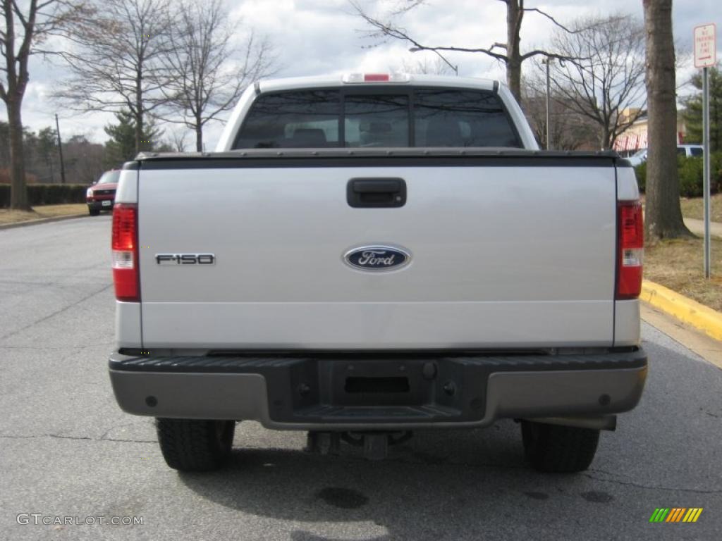 2005 F150 FX4 SuperCrew 4x4 - Silver Metallic / Black photo #3