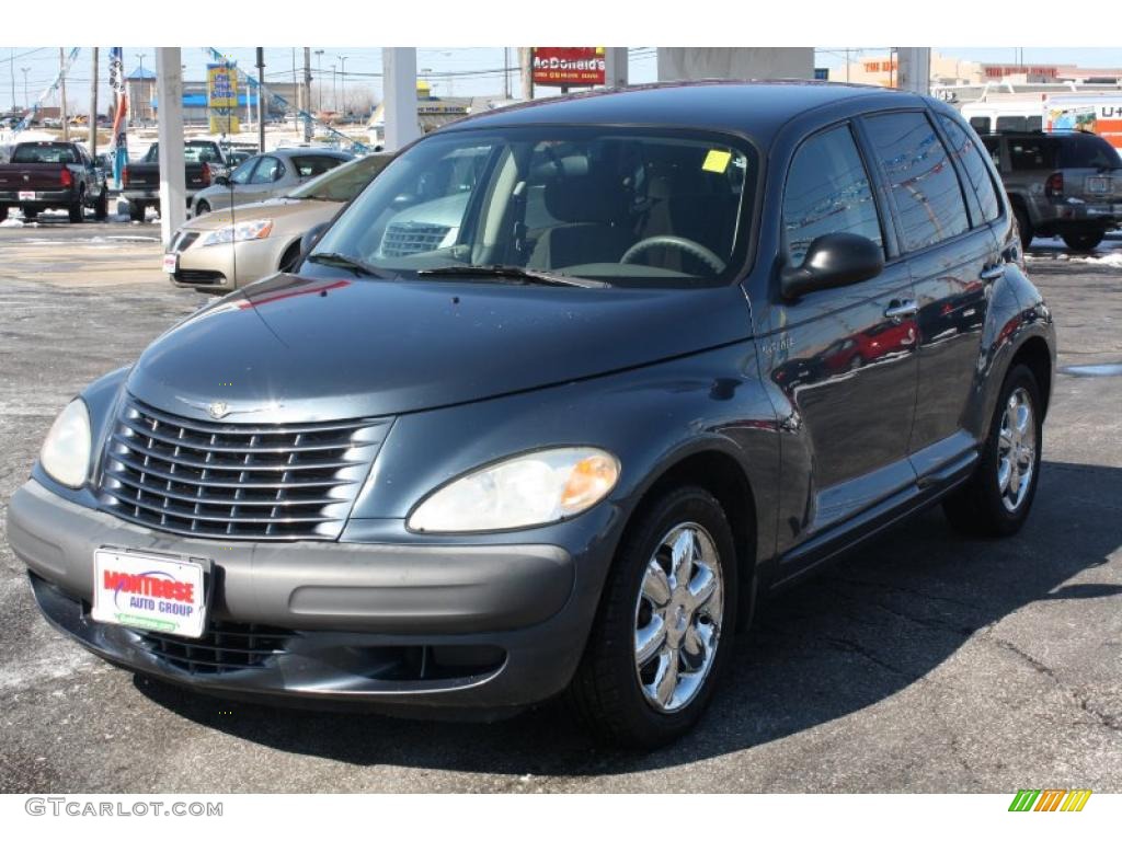 2002 PT Cruiser  - Steel Blue Pearlcoat / Gray photo #3