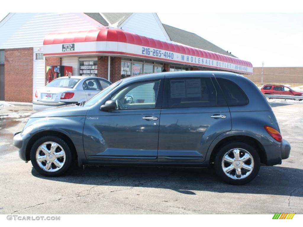 2002 PT Cruiser  - Steel Blue Pearlcoat / Gray photo #4