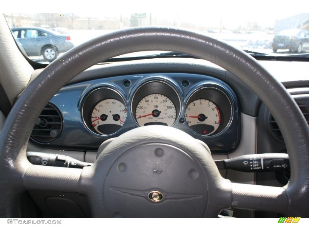 2002 PT Cruiser  - Steel Blue Pearlcoat / Gray photo #10