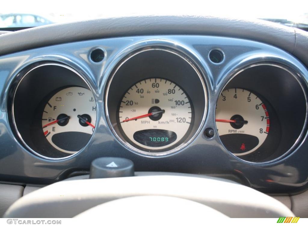 2002 PT Cruiser  - Steel Blue Pearlcoat / Gray photo #11