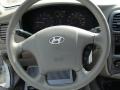 Black 2005 Hyundai Sonata GLS V6 Steering Wheel