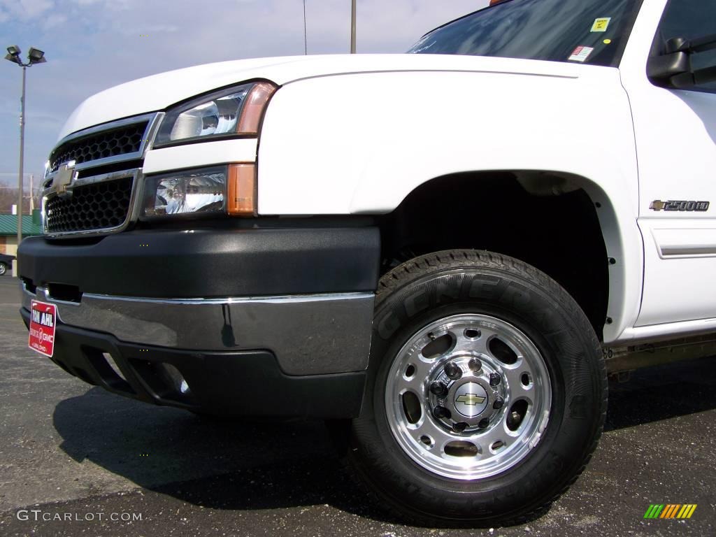 2007 Silverado 2500HD Classic Work Truck Extended Cab 4x4 - Summit White / Dark Charcoal photo #2