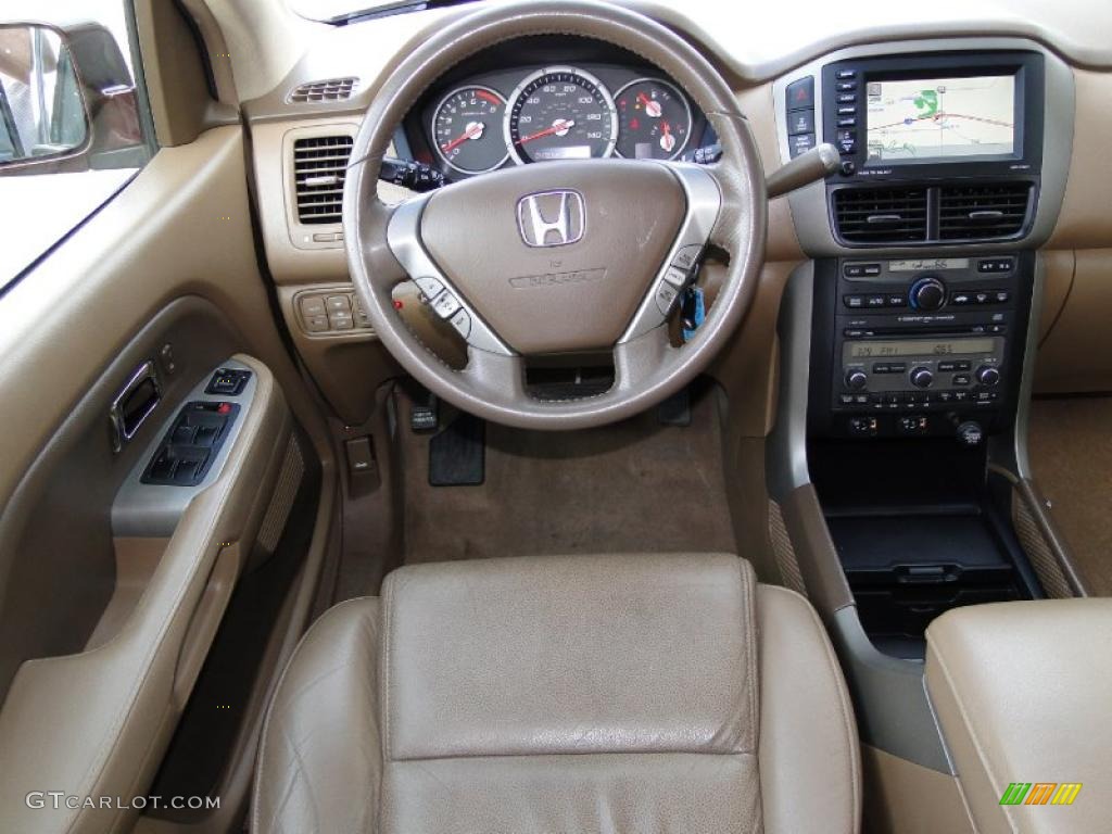 2007 Honda Pilot EX-L 4WD Saddle Dashboard Photo #46354997