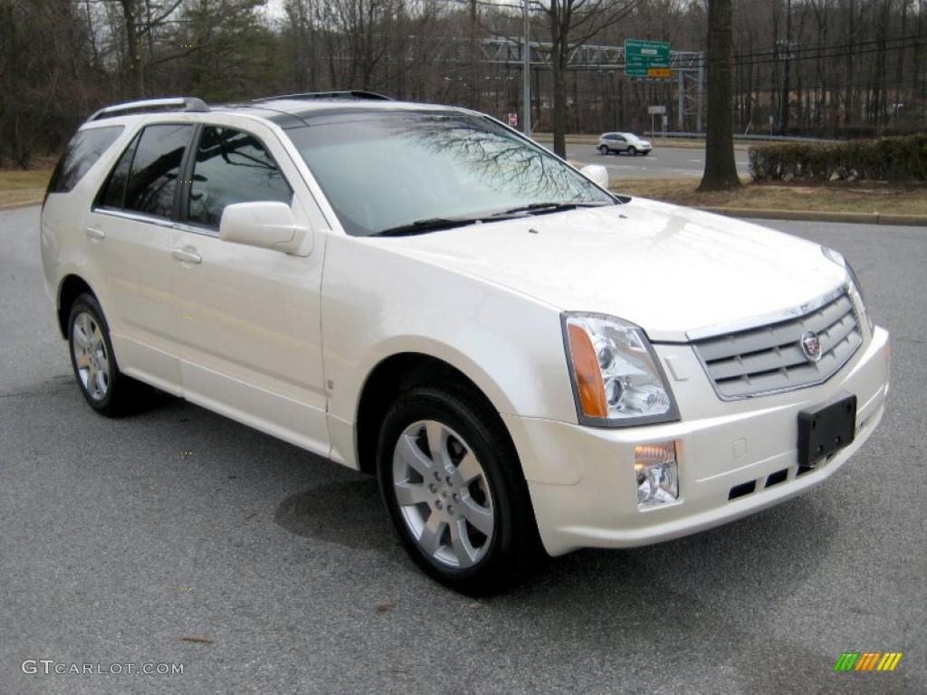 White Diamond Tri-Coat 2009 Cadillac SRX V8 Exterior Photo #46355771