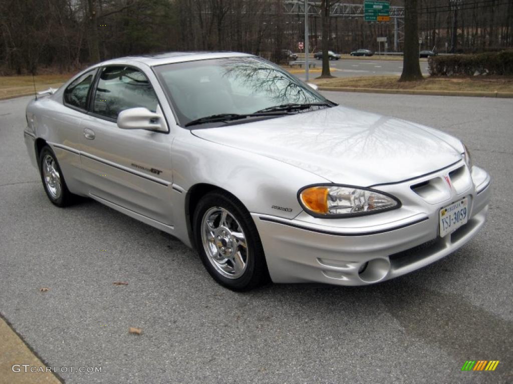 2002 Grand Am GT Coupe - Galaxy Silver Metallic / Dark Pewter photo #6