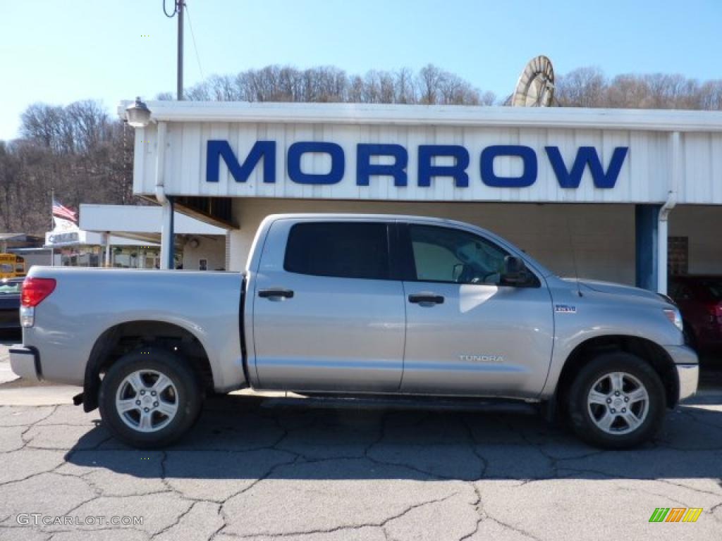 2008 Tundra SR5 CrewMax 4x4 - Silver Sky Metallic / Graphite Gray photo #1