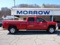 2010 Victory Red Chevrolet Silverado 2500HD LT Crew Cab 4x4  photo #1