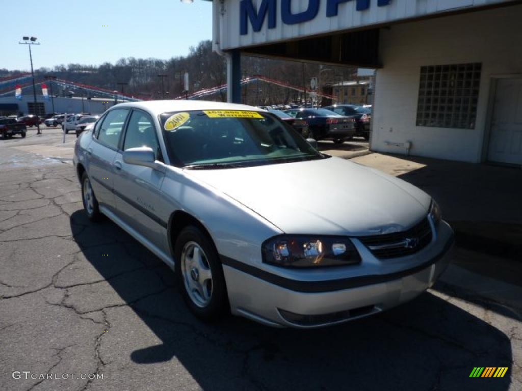 2001 Impala LS - Galaxy Silver Metallic / Medium Gray photo #3